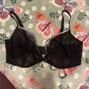 Elegant Black Lace Bra